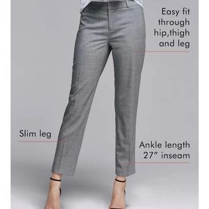 Light grey & white Banana Republic Avery s10 Pant